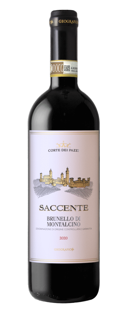 Brunello di montalcino wine the king of tuscany corte dei pazzi saccente brunello 2020