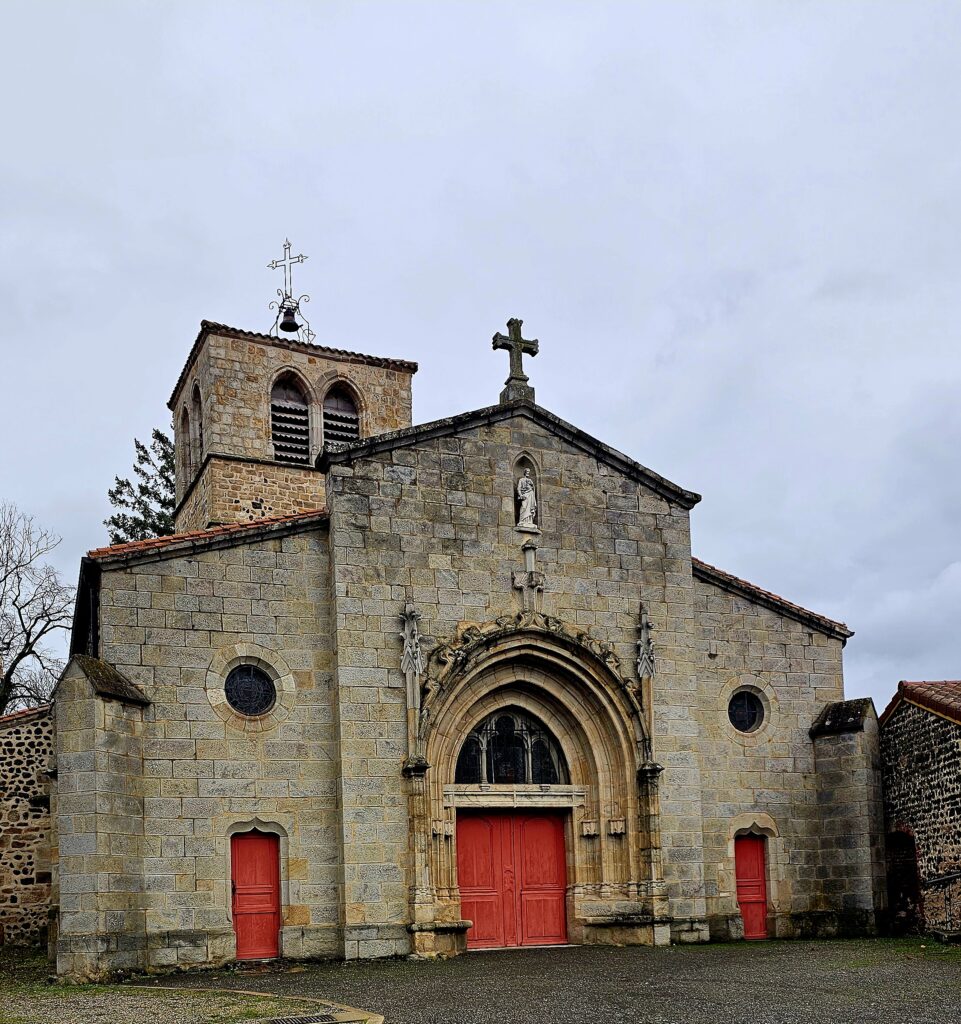 wine tasting in france: Northern Rhône & Volcanic Loire Historic Church Marcilly le Chatel
